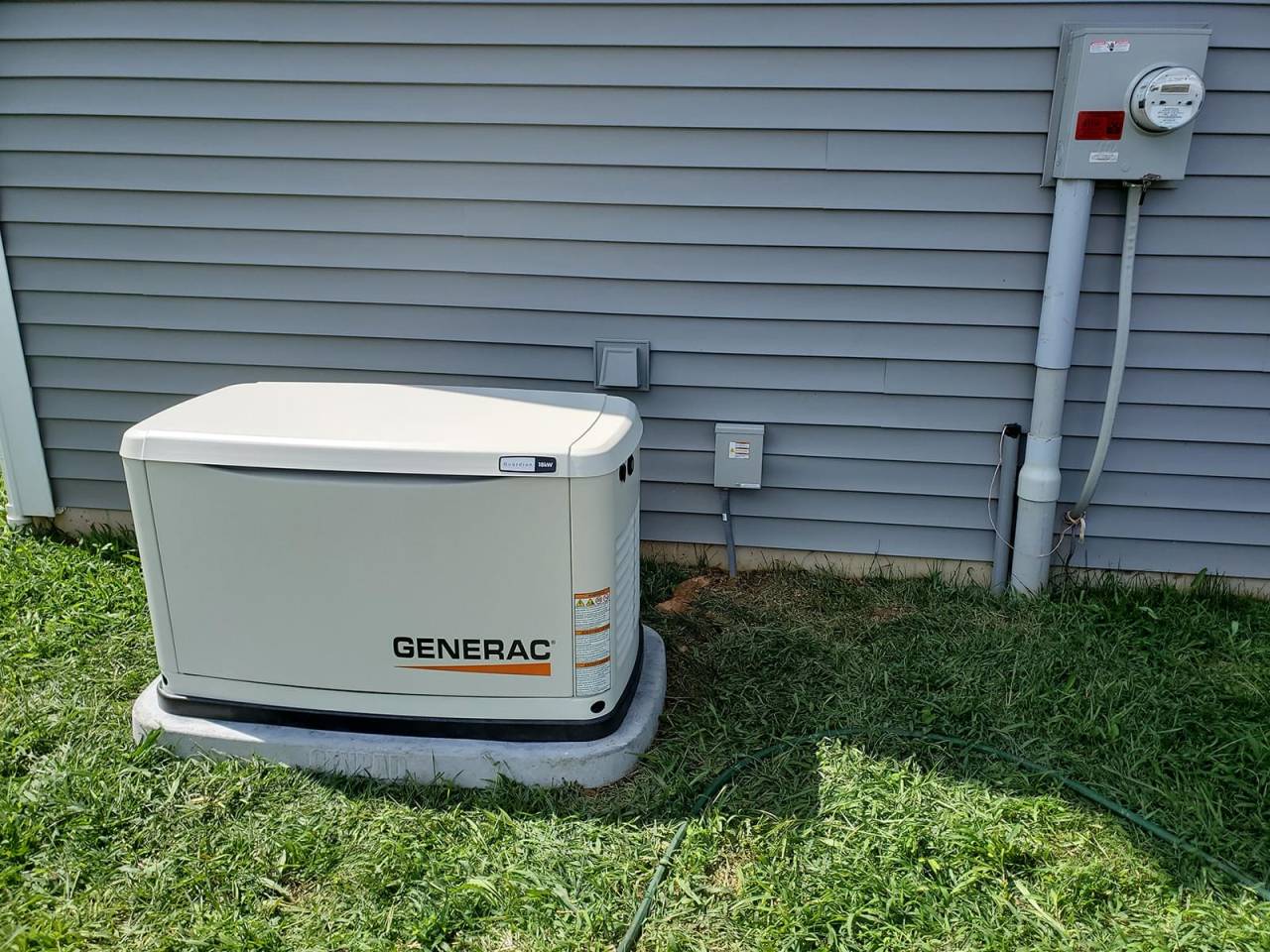 a newly installed generac generator